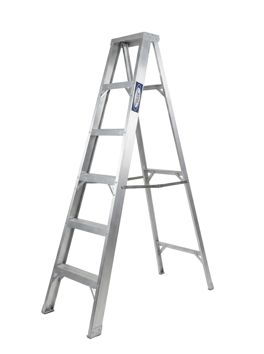 Aluminium A-Frame Ladder – Light Duty Single Side