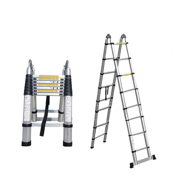 Aluminum Telescopic Ladder – Double (A-Frame & Extension)