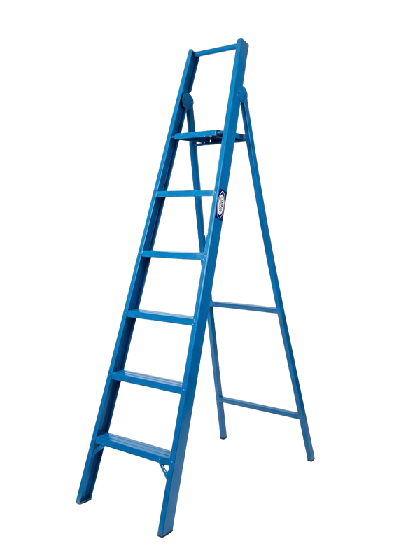Iron A-Frame Ladder – Heavy Duty Pipe