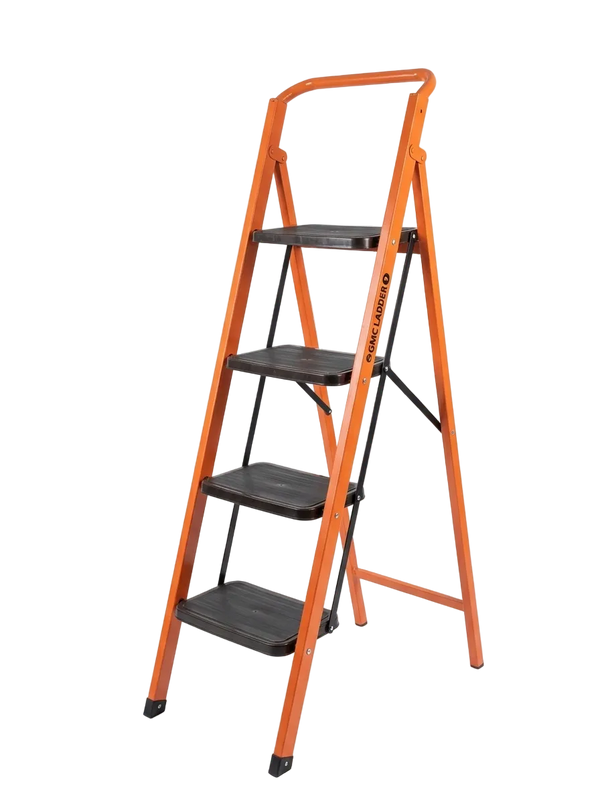 Iron A-Frame Ladder – Wide Step Home Use